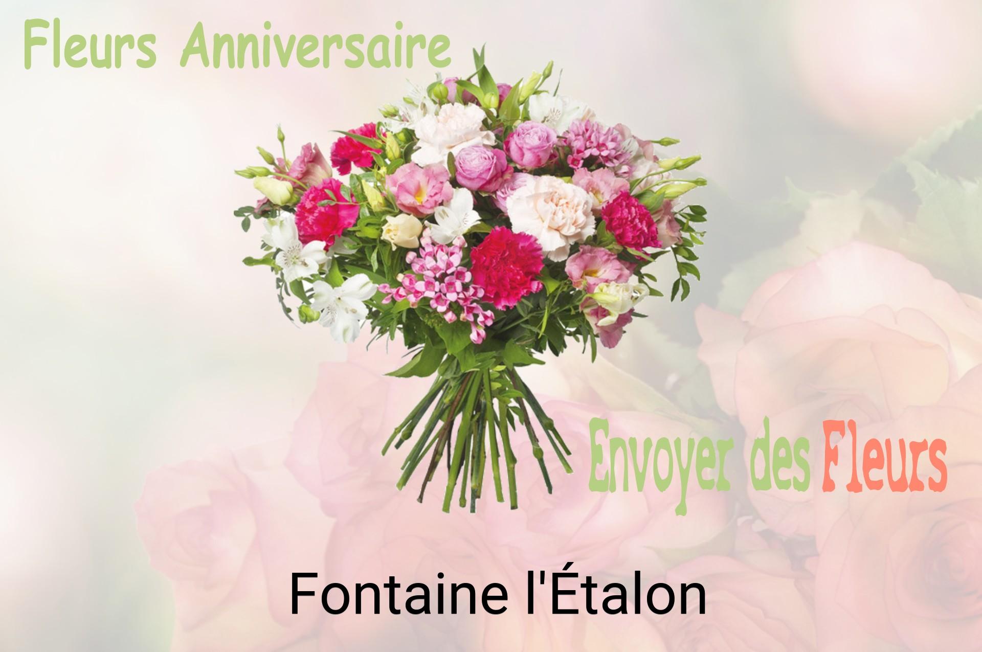 Bouquet de fleurs d’anniversaire livré à Fontaine-l'Étalon