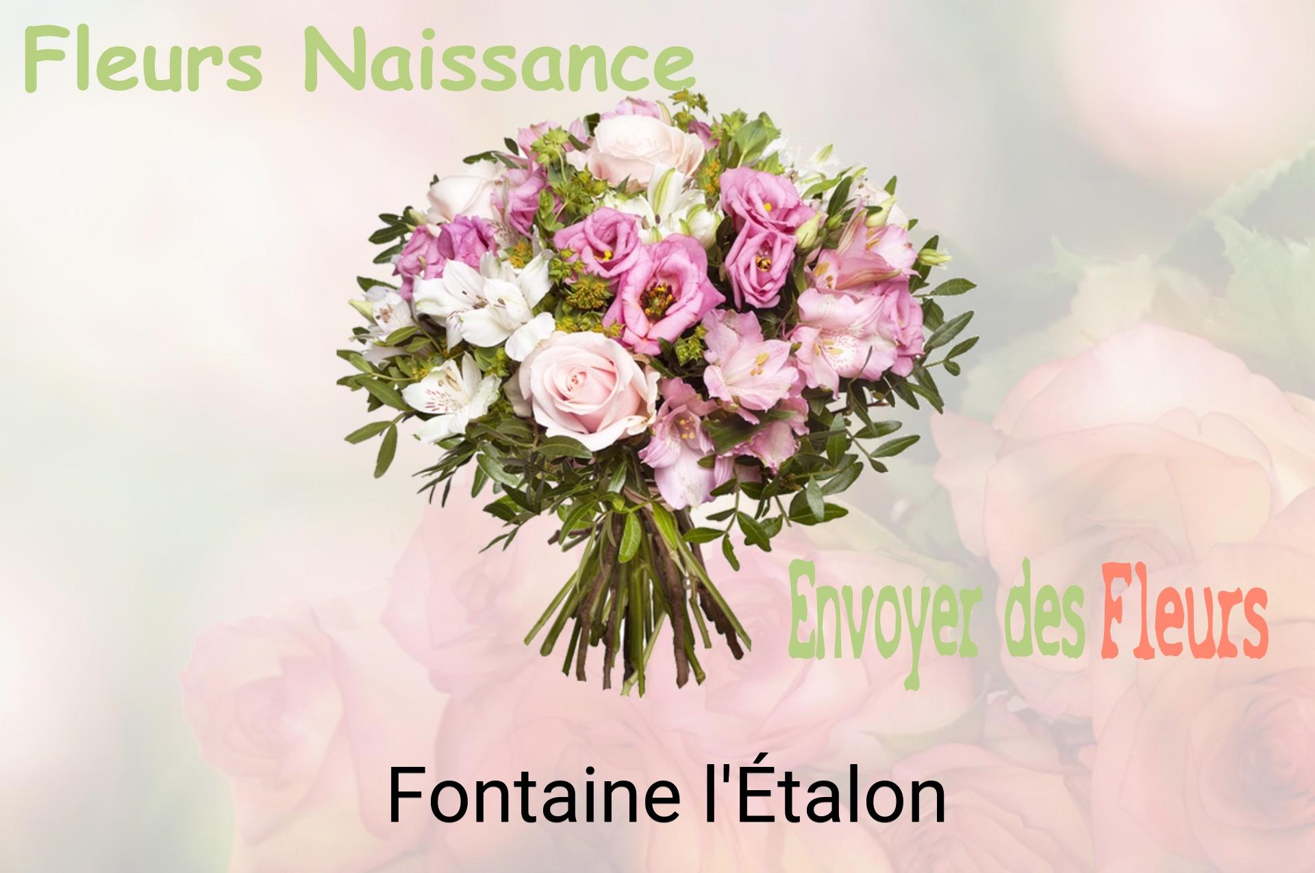 Bouquet de fleurs de naissance livré à Fontaine-l'Étalon