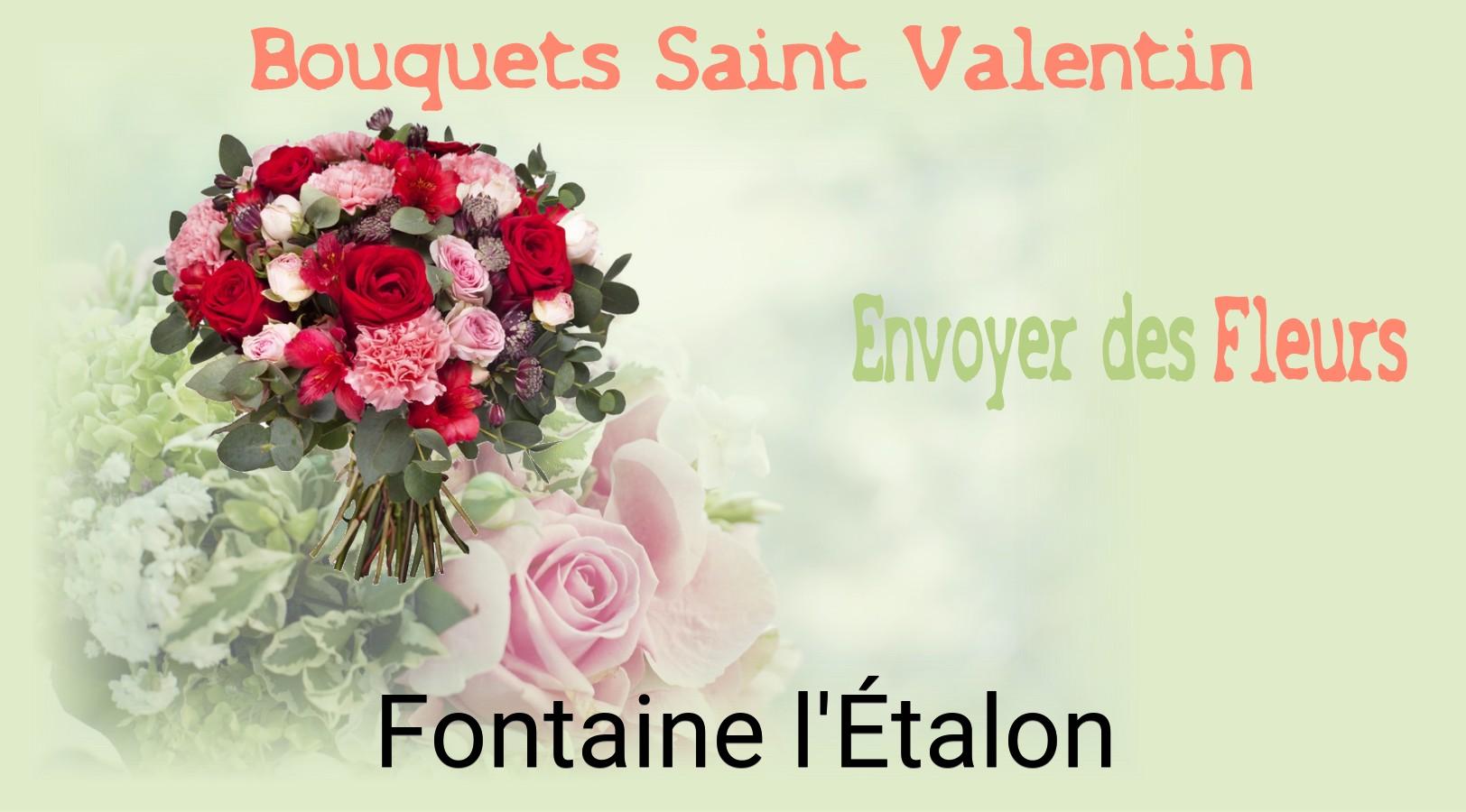 Roses de Saint-Valentin livrées à Fontaine-l'Étalon